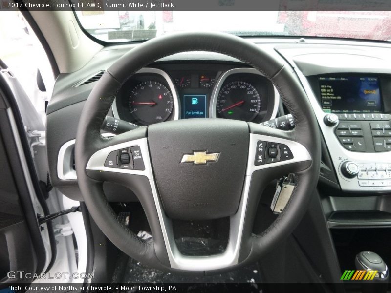 Summit White / Jet Black 2017 Chevrolet Equinox LT AWD