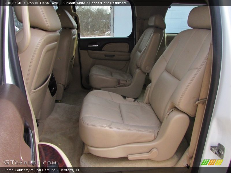 Summit White / Cocoa/Light Cashmere 2007 GMC Yukon XL Denali AWD