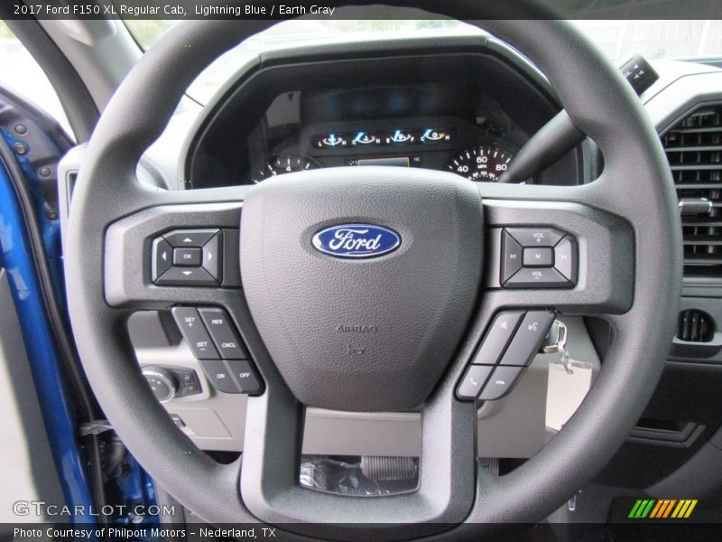 Lightning Blue / Earth Gray 2017 Ford F150 XL Regular Cab
