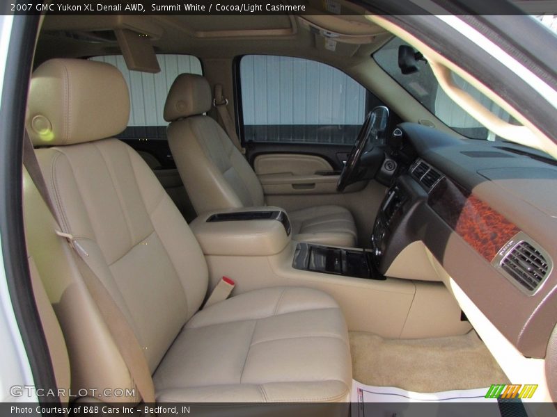 Summit White / Cocoa/Light Cashmere 2007 GMC Yukon XL Denali AWD