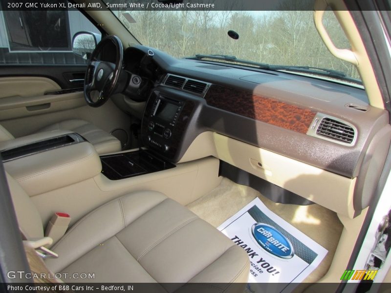 Summit White / Cocoa/Light Cashmere 2007 GMC Yukon XL Denali AWD