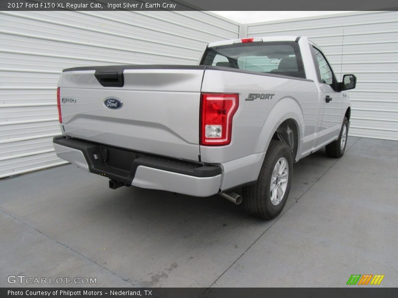 Ingot Silver / Earth Gray 2017 Ford F150 XL Regular Cab