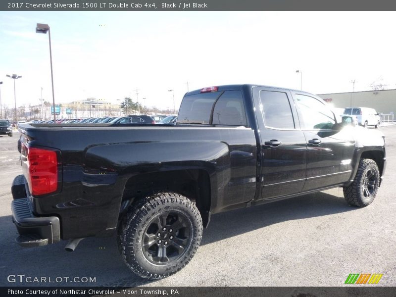 Black / Jet Black 2017 Chevrolet Silverado 1500 LT Double Cab 4x4