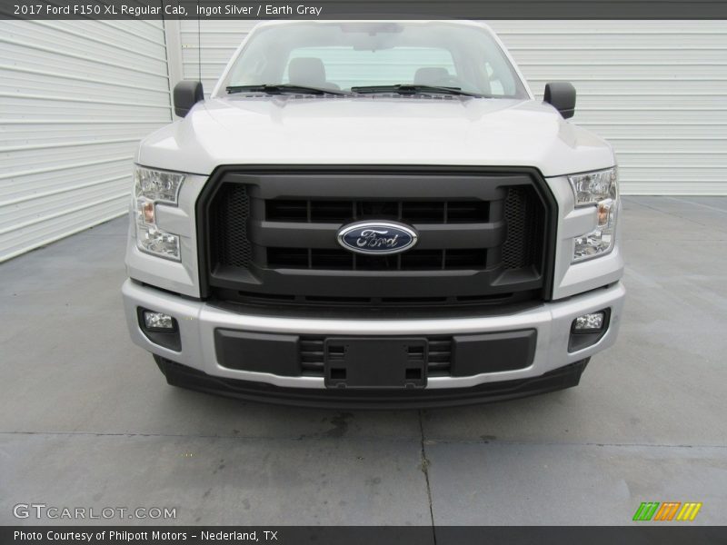 Ingot Silver / Earth Gray 2017 Ford F150 XL Regular Cab