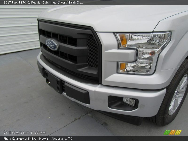 Ingot Silver / Earth Gray 2017 Ford F150 XL Regular Cab