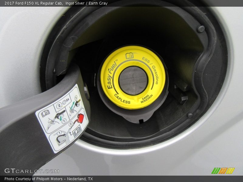 Ingot Silver / Earth Gray 2017 Ford F150 XL Regular Cab