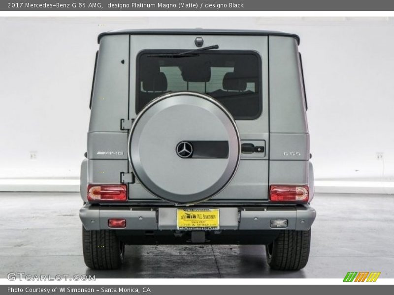 designo Platinum Magno (Matte) / designo Black 2017 Mercedes-Benz G 65 AMG