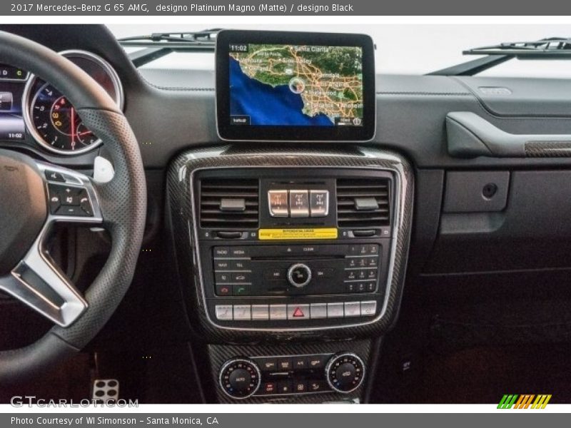 Controls of 2017 G 65 AMG