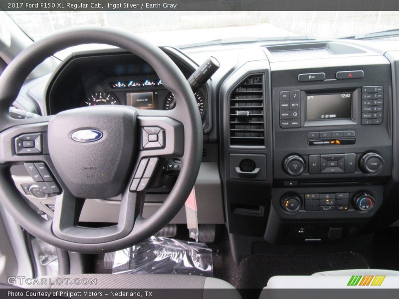 Ingot Silver / Earth Gray 2017 Ford F150 XL Regular Cab