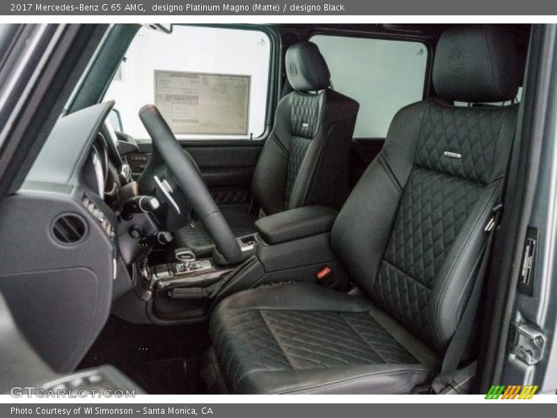  2017 G 65 AMG designo Black Interior
