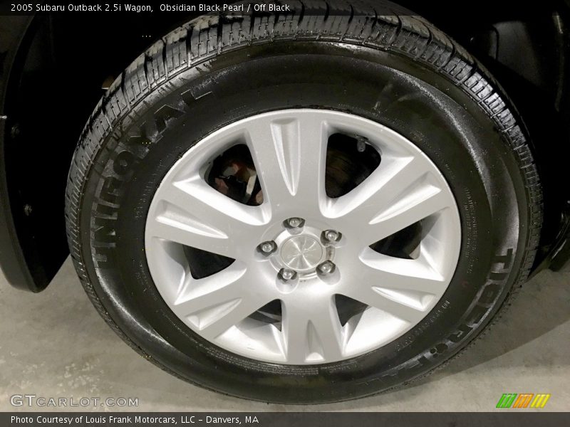 Obsidian Black Pearl / Off Black 2005 Subaru Outback 2.5i Wagon