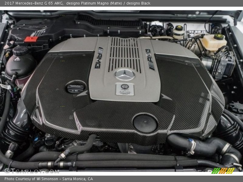  2017 G 65 AMG Engine - 6.0 Liter AMG biturbo SOHC 36-Valve V12