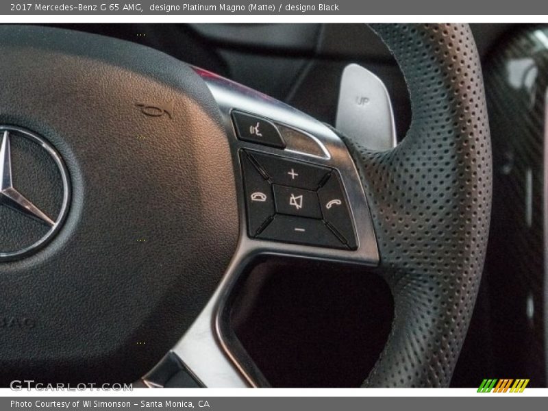 Controls of 2017 G 65 AMG