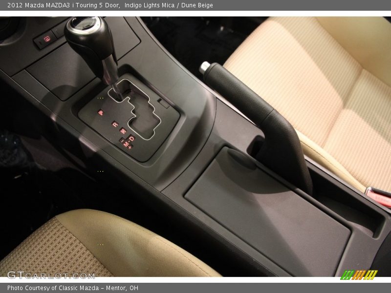 Indigo Lights Mica / Dune Beige 2012 Mazda MAZDA3 i Touring 5 Door