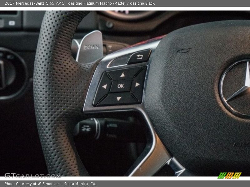 Controls of 2017 G 65 AMG