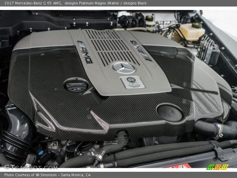  2017 G 65 AMG Engine - 6.0 Liter AMG biturbo SOHC 36-Valve V12