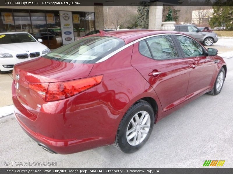 Remington Red / Gray 2013 Kia Optima LX