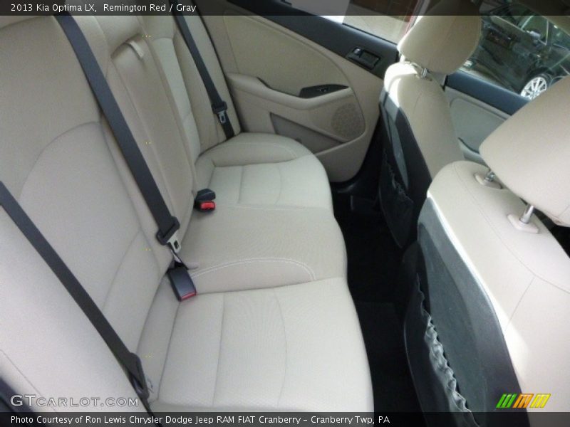 Remington Red / Gray 2013 Kia Optima LX