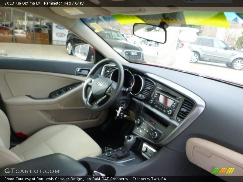 Remington Red / Gray 2013 Kia Optima LX