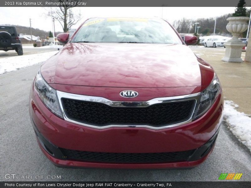 Remington Red / Gray 2013 Kia Optima LX