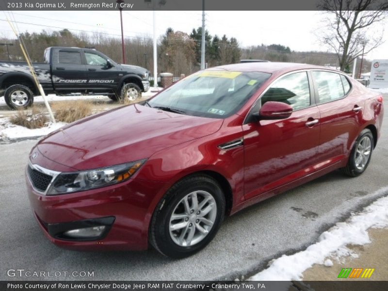 Remington Red / Gray 2013 Kia Optima LX