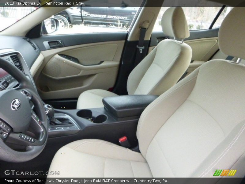 Remington Red / Gray 2013 Kia Optima LX