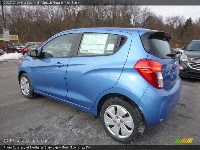 Splash Metallic / Jet Black 2017 Chevrolet Spark LS