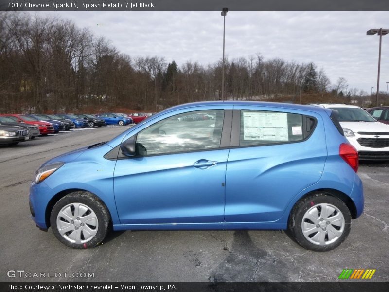 Splash Metallic / Jet Black 2017 Chevrolet Spark LS