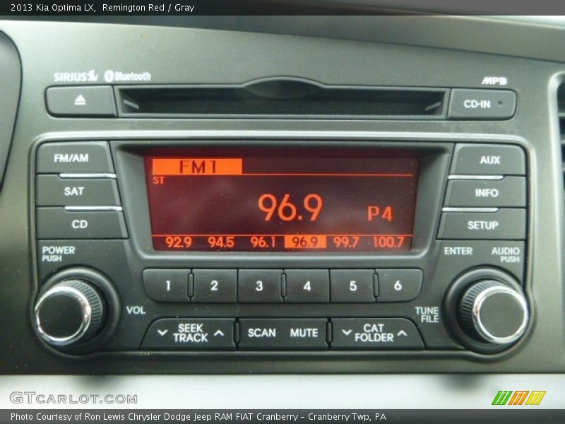 Remington Red / Gray 2013 Kia Optima LX