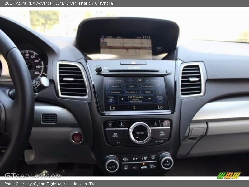 Lunar Silver Metallic / Graystone 2017 Acura RDX Advance