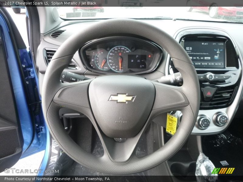 Splash Metallic / Jet Black 2017 Chevrolet Spark LS