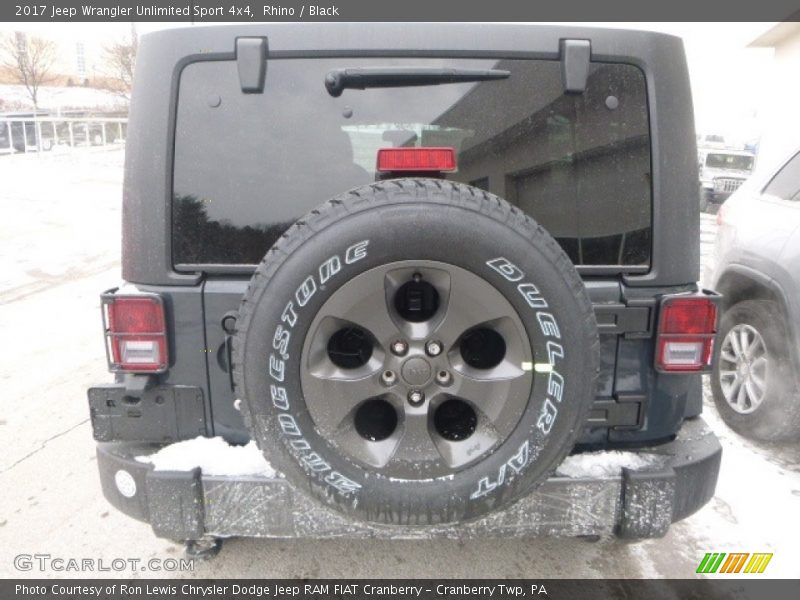 Rhino / Black 2017 Jeep Wrangler Unlimited Sport 4x4