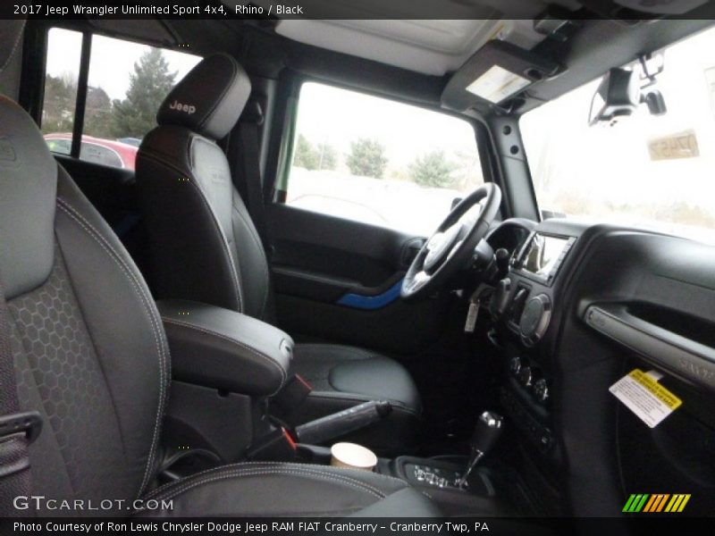 Rhino / Black 2017 Jeep Wrangler Unlimited Sport 4x4