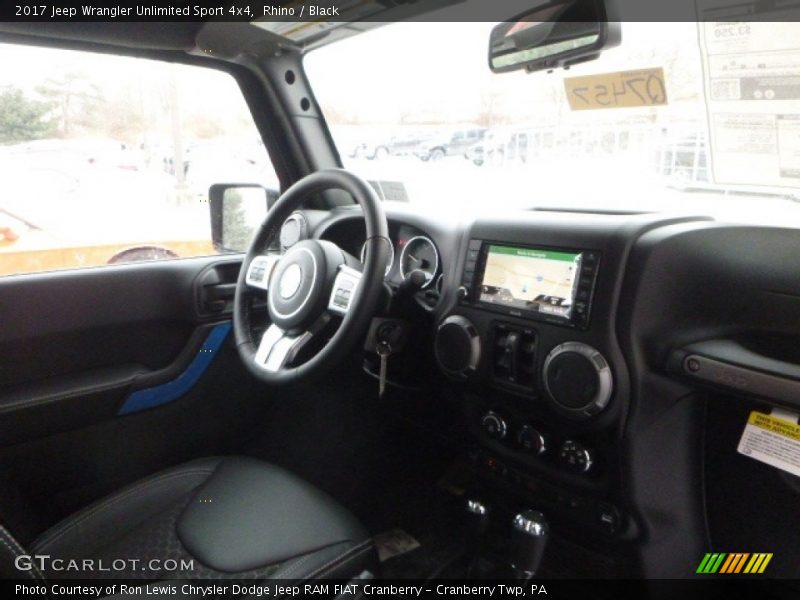 Rhino / Black 2017 Jeep Wrangler Unlimited Sport 4x4