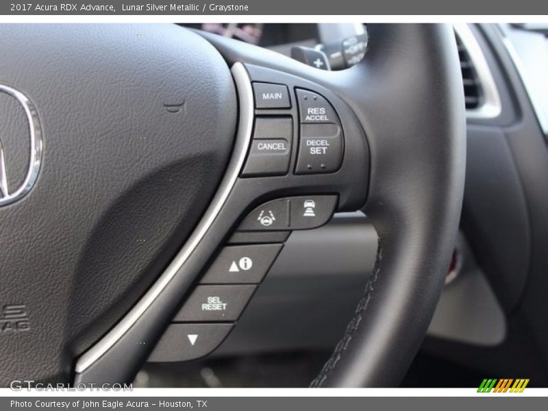 Lunar Silver Metallic / Graystone 2017 Acura RDX Advance