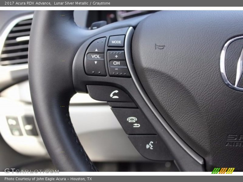Lunar Silver Metallic / Graystone 2017 Acura RDX Advance