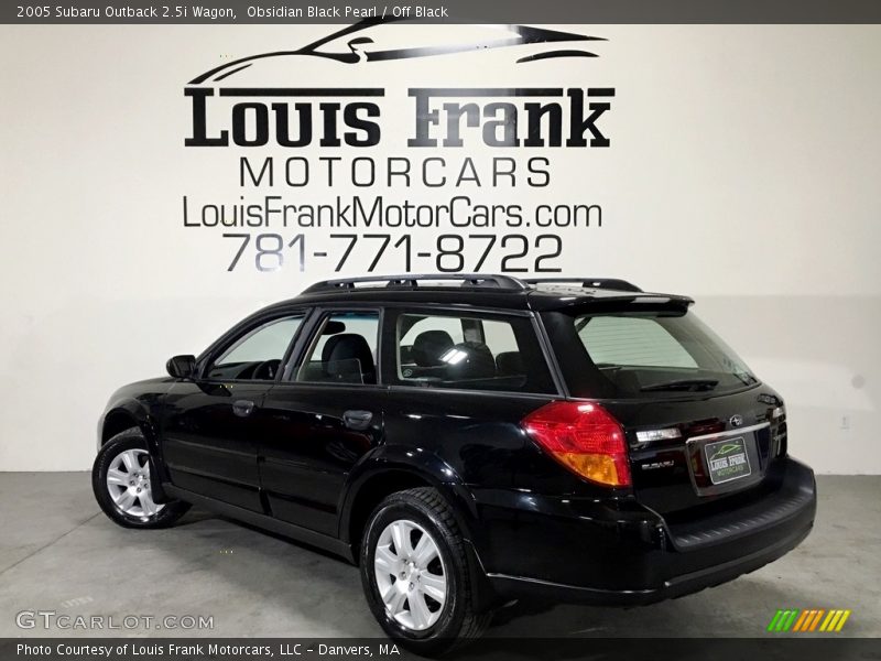 Obsidian Black Pearl / Off Black 2005 Subaru Outback 2.5i Wagon