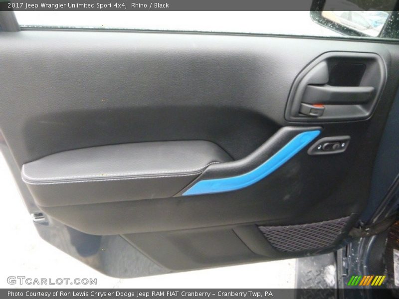 Rhino / Black 2017 Jeep Wrangler Unlimited Sport 4x4