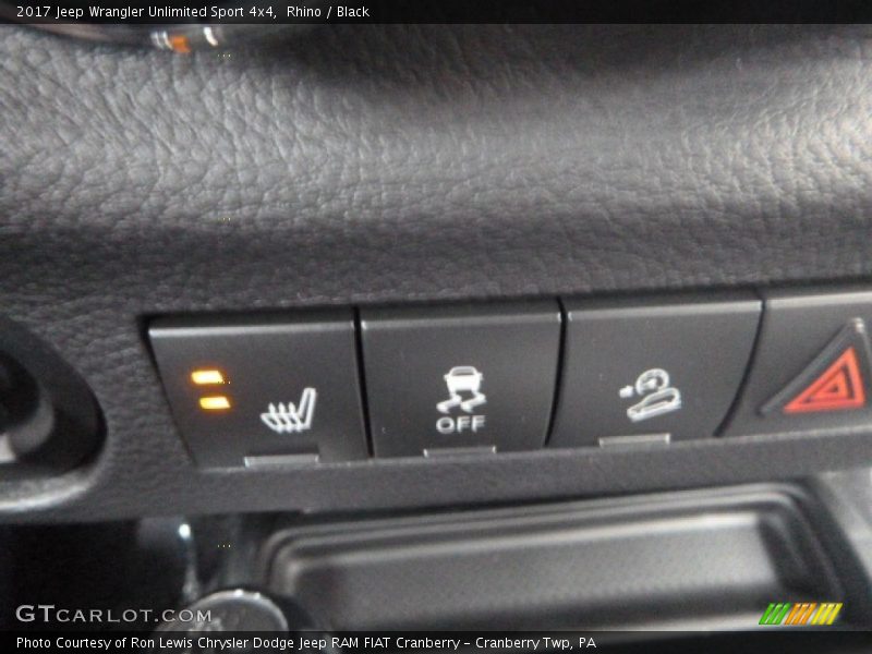 Rhino / Black 2017 Jeep Wrangler Unlimited Sport 4x4
