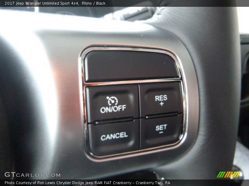 Rhino / Black 2017 Jeep Wrangler Unlimited Sport 4x4