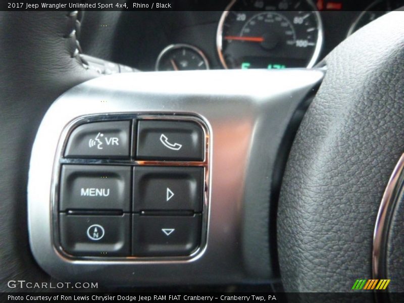 Rhino / Black 2017 Jeep Wrangler Unlimited Sport 4x4