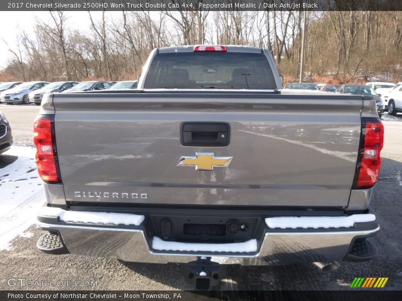 Pepperdust Metallic / Dark Ash/Jet Black 2017 Chevrolet Silverado 2500HD Work Truck Double Cab 4x4