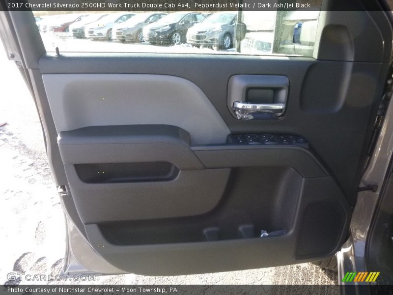 Pepperdust Metallic / Dark Ash/Jet Black 2017 Chevrolet Silverado 2500HD Work Truck Double Cab 4x4