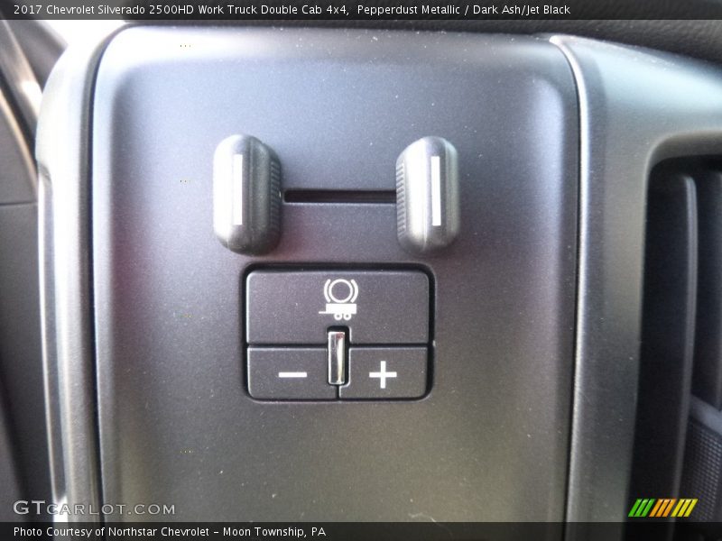 Pepperdust Metallic / Dark Ash/Jet Black 2017 Chevrolet Silverado 2500HD Work Truck Double Cab 4x4