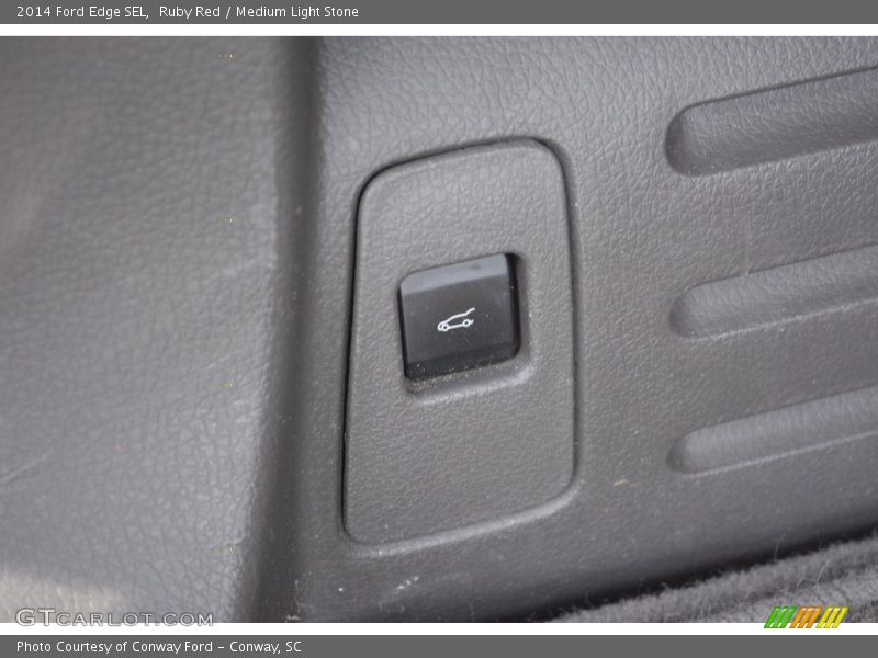 Ruby Red / Medium Light Stone 2014 Ford Edge SEL
