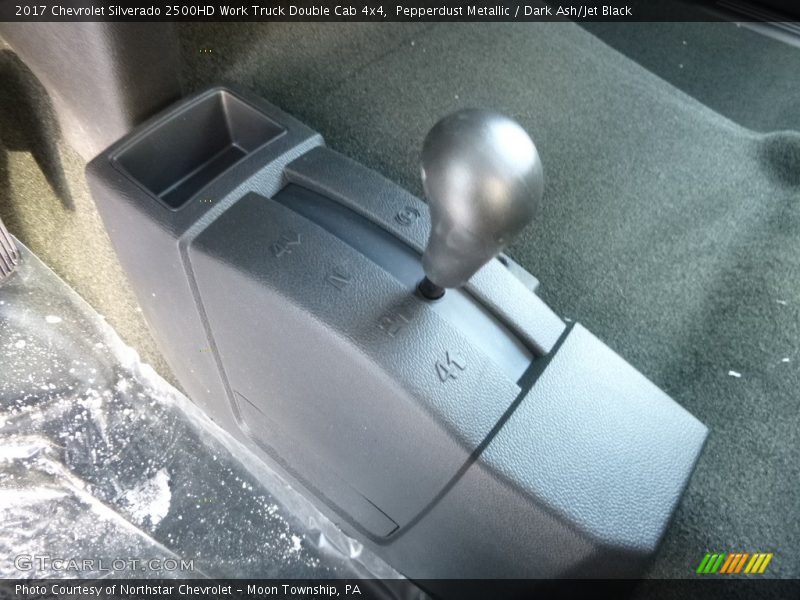 Pepperdust Metallic / Dark Ash/Jet Black 2017 Chevrolet Silverado 2500HD Work Truck Double Cab 4x4