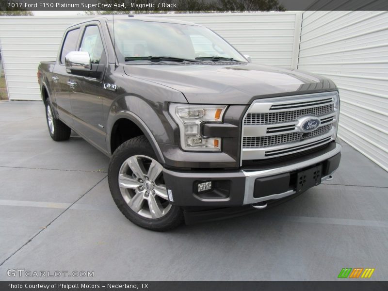 Magnetic / Black 2017 Ford F150 Platinum SuperCrew 4x4