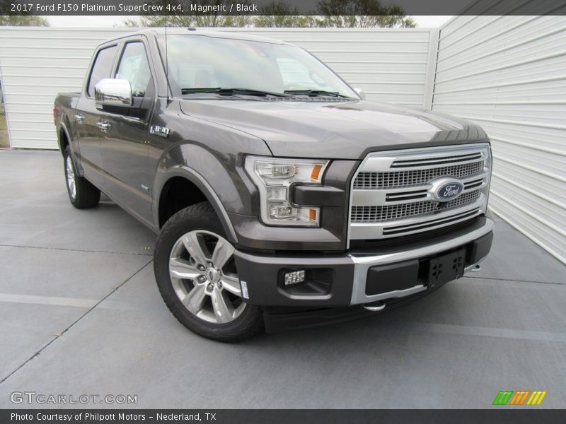 Magnetic / Black 2017 Ford F150 Platinum SuperCrew 4x4