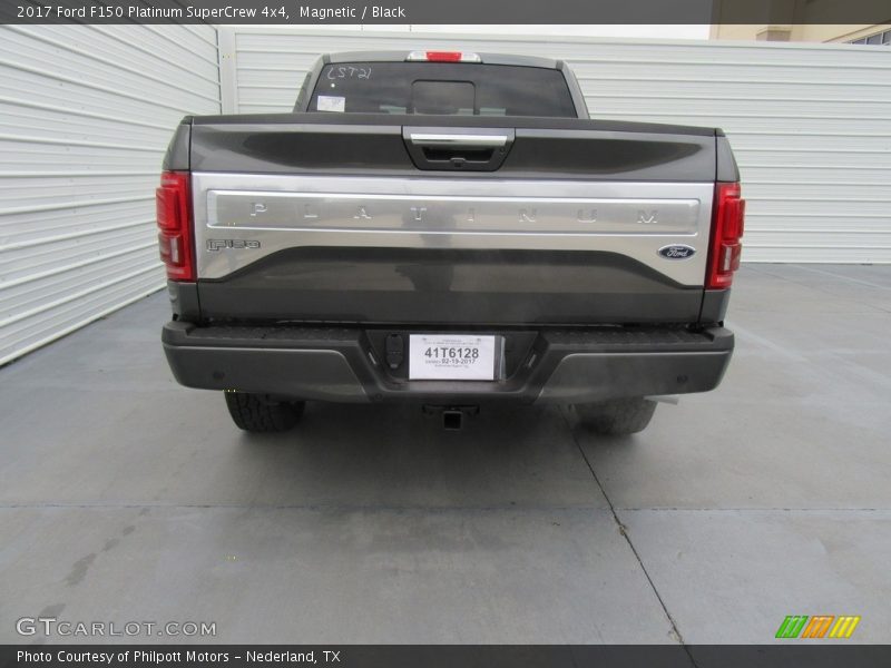 Magnetic / Black 2017 Ford F150 Platinum SuperCrew 4x4
