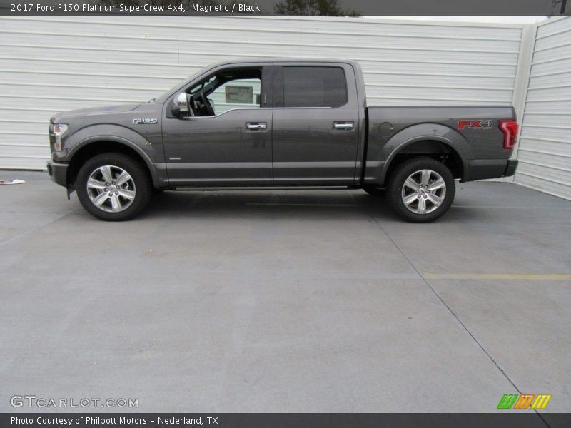 Magnetic / Black 2017 Ford F150 Platinum SuperCrew 4x4